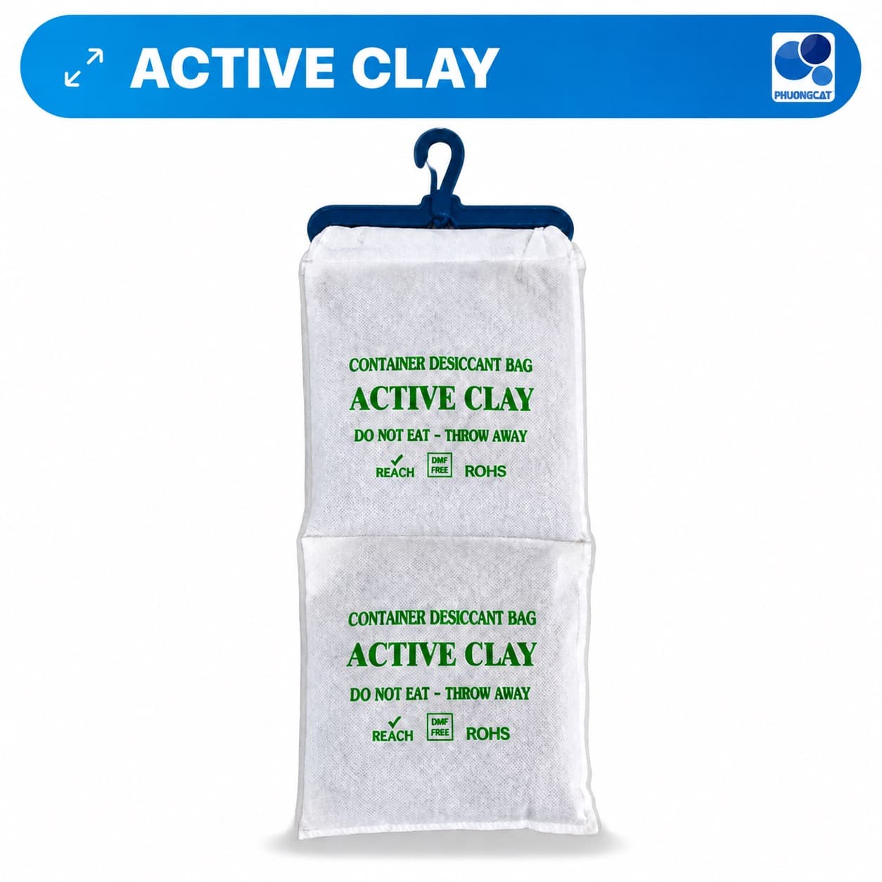 Dây treo ACTIVE CLAY – túi 2 ngăn