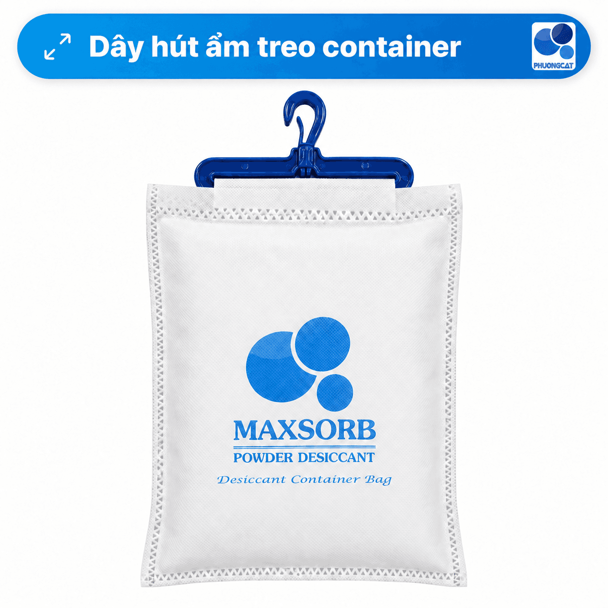 Dây hút ẩm treo container dùng cho hàng xuất khẩu