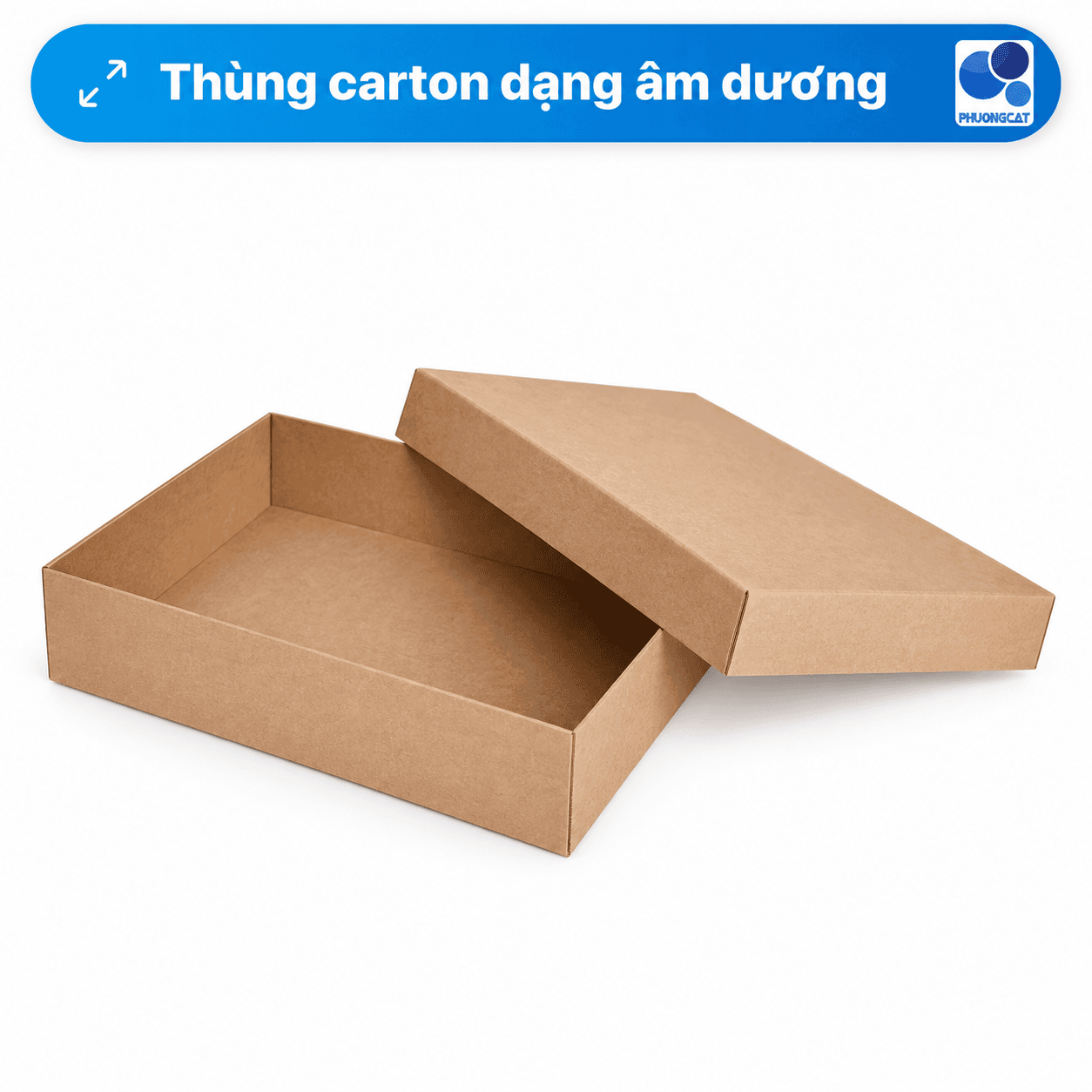 Two-piece telescopic carton