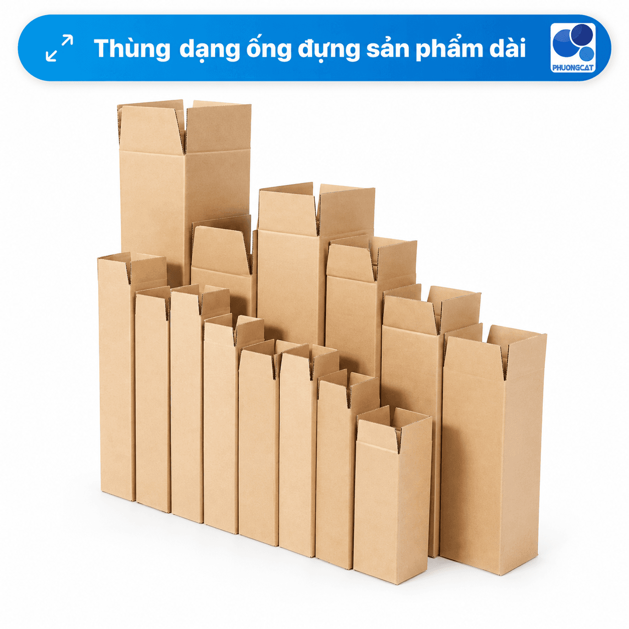 Long-product tube carton